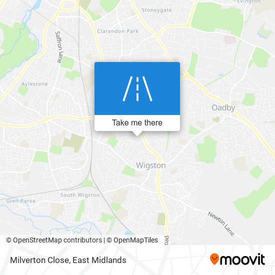 Milverton Close map