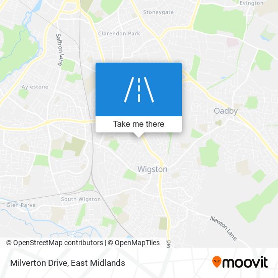 Milverton Drive map