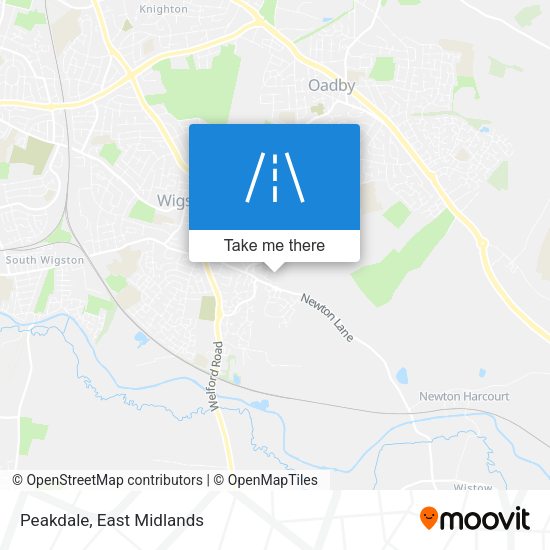 Peakdale map