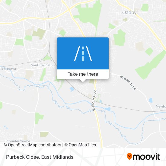 Purbeck Close map