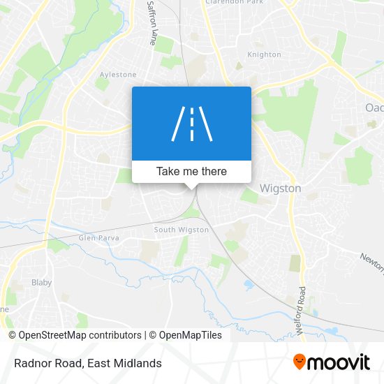 Radnor Road map