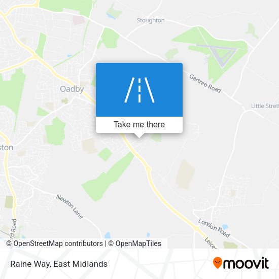 Raine Way map
