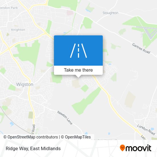 Ridge Way map