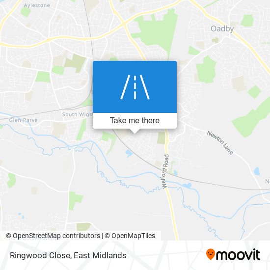 Ringwood Close map