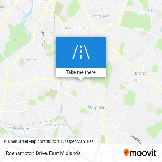 Roehampton Drive map