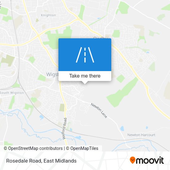 Rosedale Road map