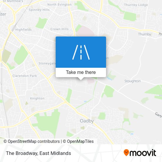 The Broadway map
