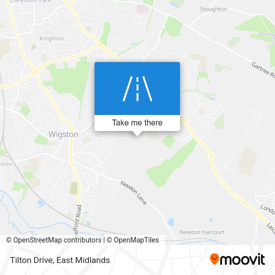 Tilton Drive map
