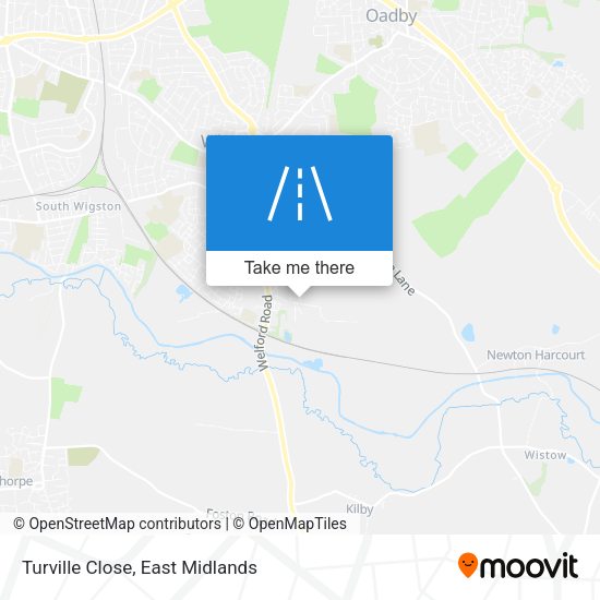 Turville Close map