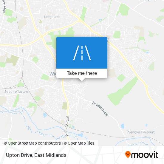 Upton Drive map