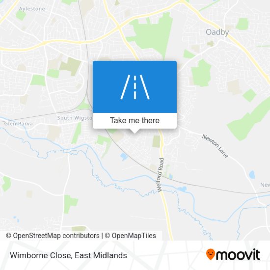 Wimborne Close map