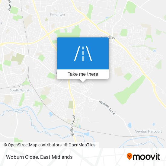 Woburn Close map