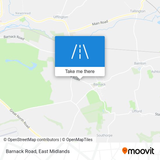 Barnack Road map