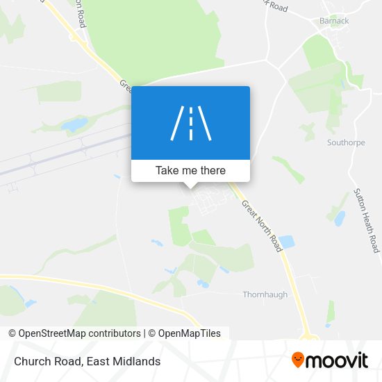 Church Road map
