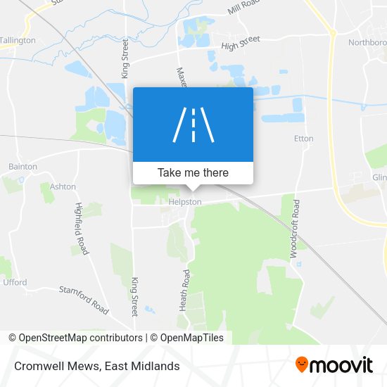 Cromwell Mews map