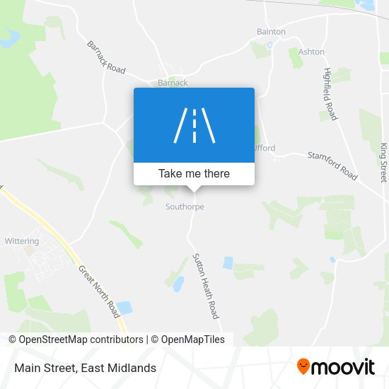 Main Street map