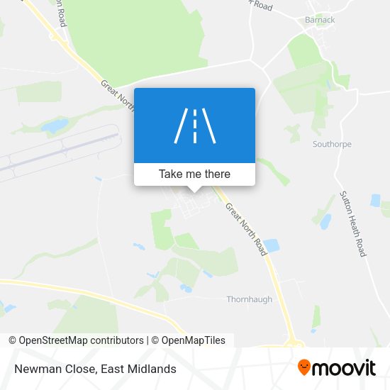 Newman Close map