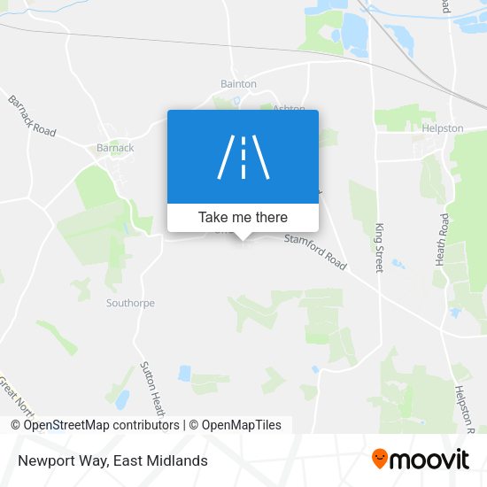 Newport Way map