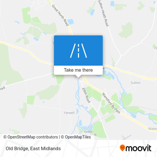 Old Bridge map