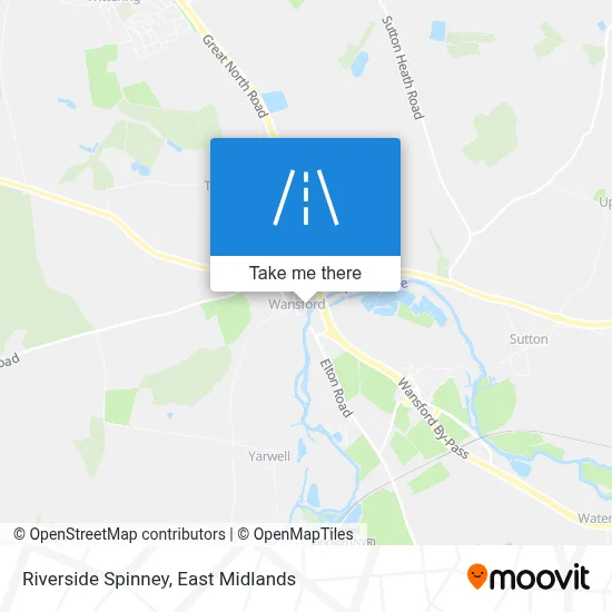 Riverside Spinney map