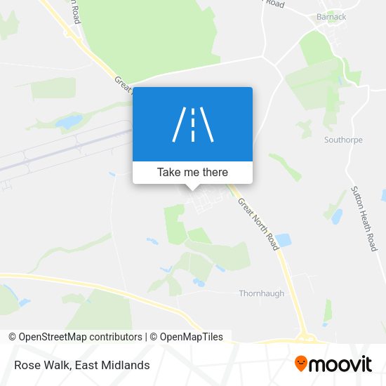 Rose Walk map