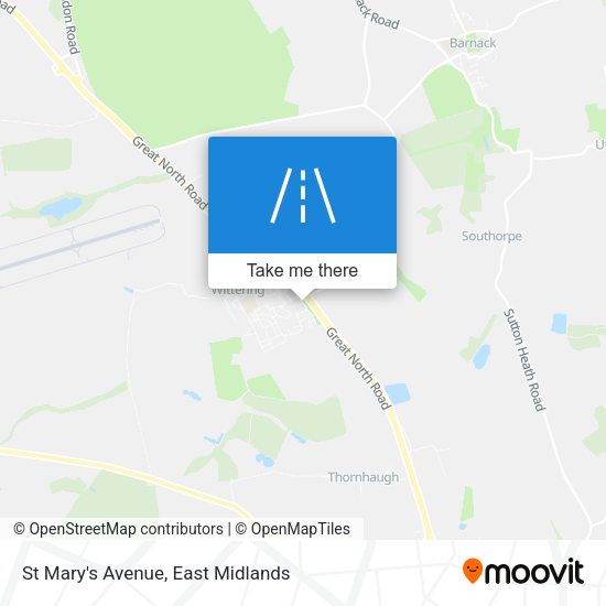 St Mary's Avenue map