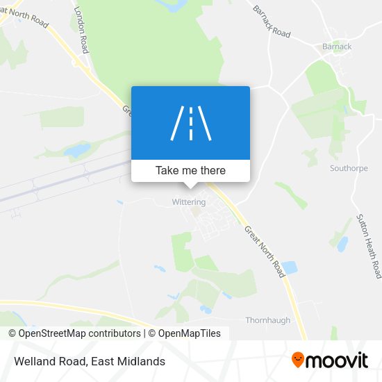 Welland Road map