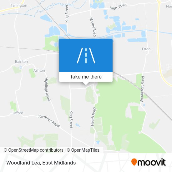 Woodland Lea map