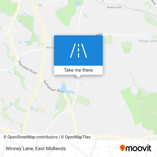Winney Lane map