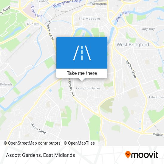 Ascott Gardens map