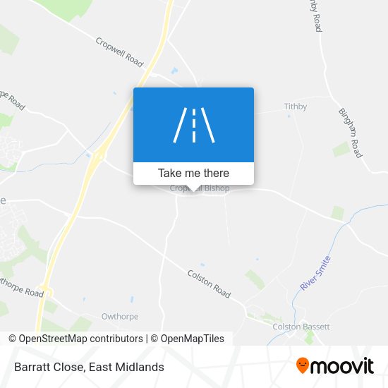 Barratt Close map