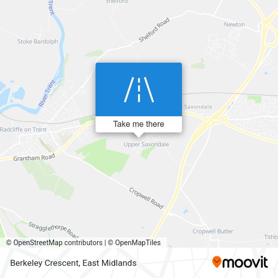 Berkeley Crescent map