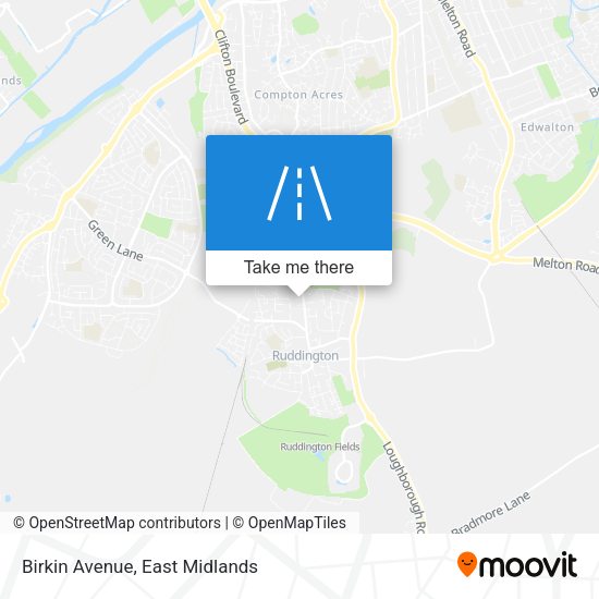 Birkin Avenue map