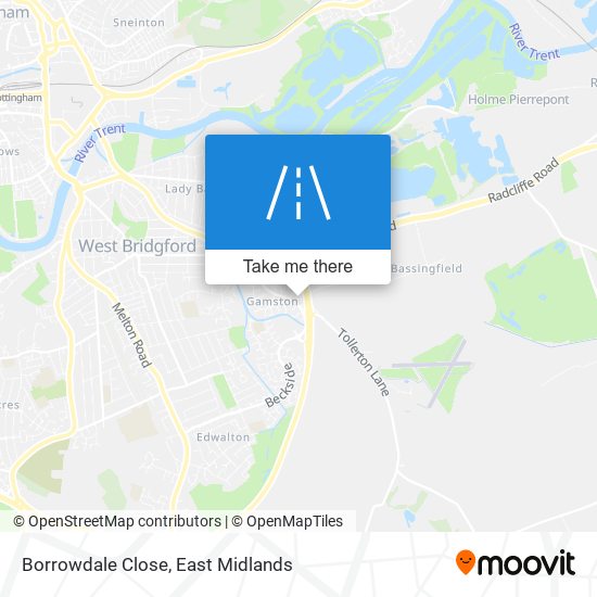 Borrowdale Close map