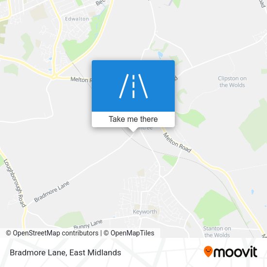 Bradmore Lane map