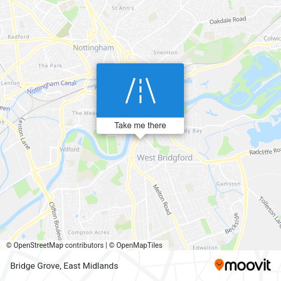 Bridge Grove map