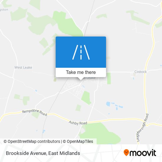 Brookside Avenue map