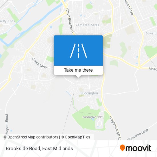 Brookside Road map