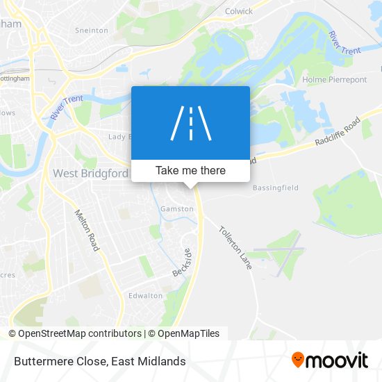 Buttermere Close map