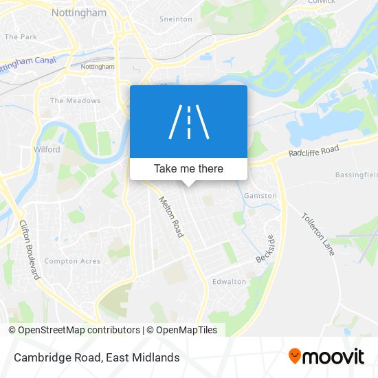 Cambridge Road map