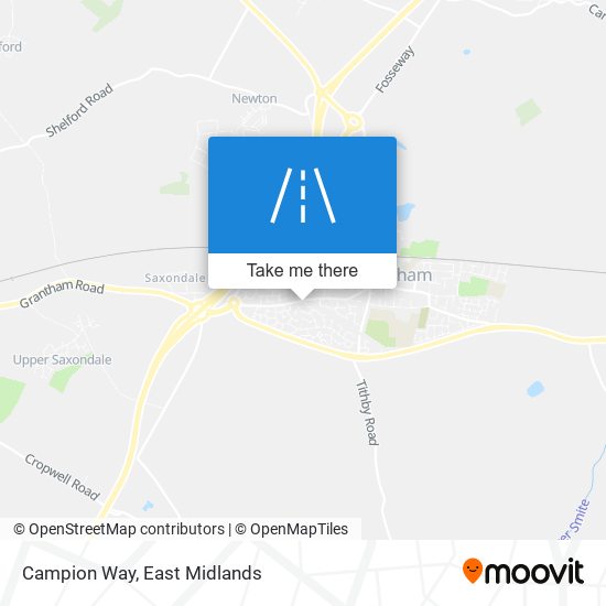 Campion Way map