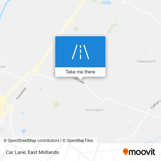 Car Lane map