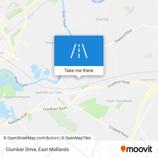 Clumber Drive map