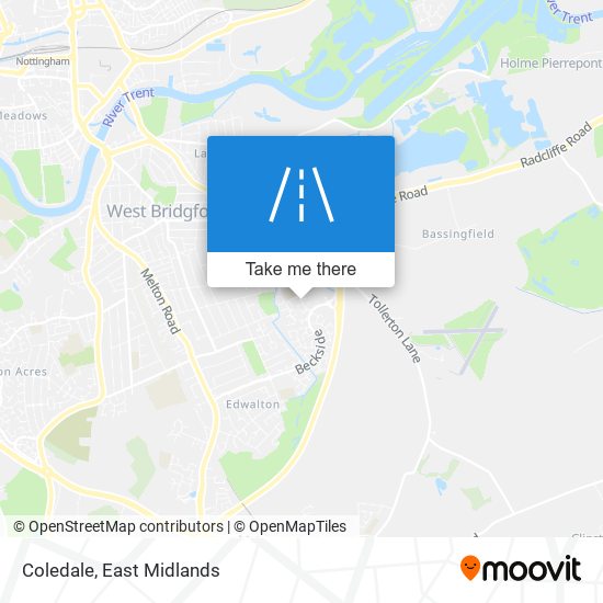 Coledale map