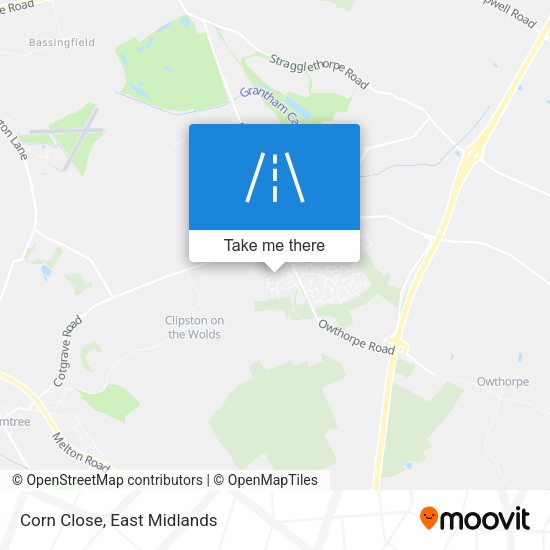 Corn Close map