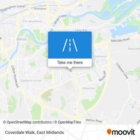 Coverdale Walk map