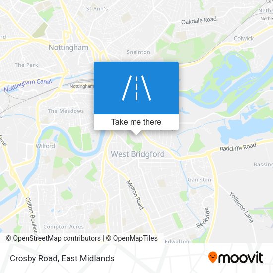 Crosby Road map