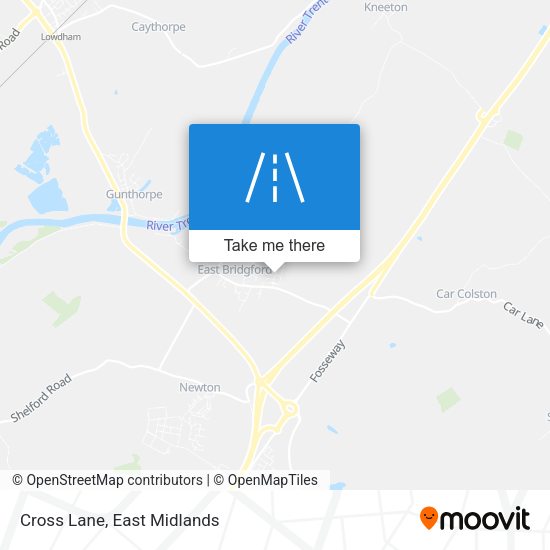 Cross Lane map