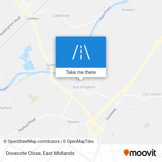Dovecote Close map