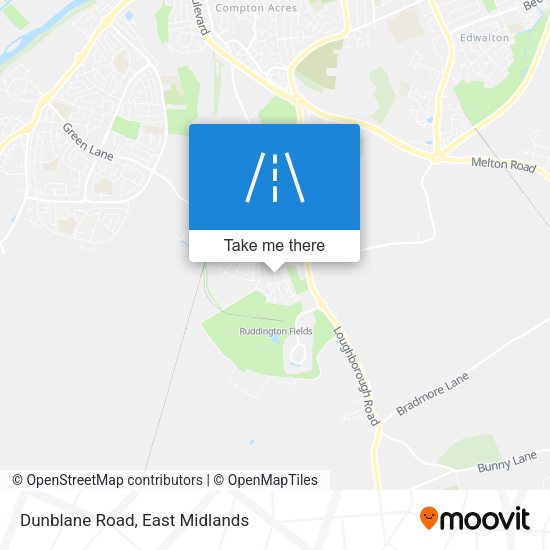 Dunblane Road map